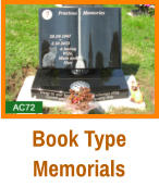 Book Type Memorials