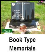 Book Type Memorials